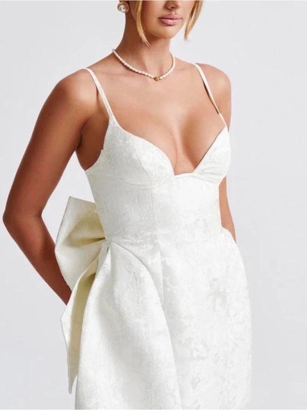 Baby Boo Zoella Mini Dress in Ivory